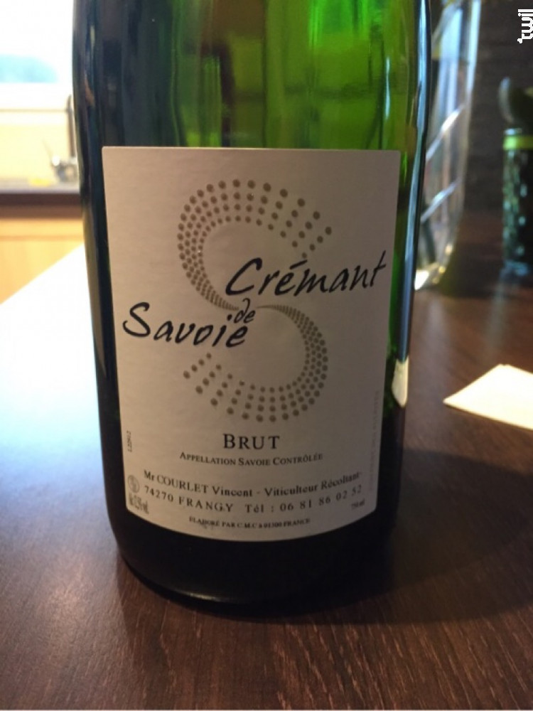 Buy Wine Crémant De Savoie Brut Sparkling Vincent Courlet Frangy