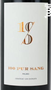 100 Pur Sang - Château Les Donats - 2016 - Rouge