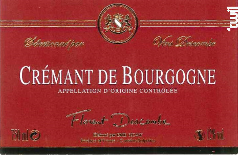 CRÉMANT DE BOURGOGNE PINOT-CHARDONNAY - Famille Descombe - No vintage - Effervescent