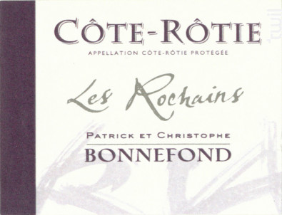 Les Rochains - Domaine Patrick & Christophe Bonnefond - 2015 - Rouge