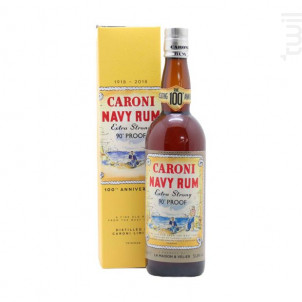 Navy Rum 90 Proof 100th Anniversary 18 Ans Replica - Caroni - No vintage - 