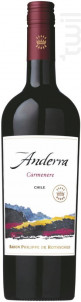 Carmenere - Baron Philippe de Rothschild - Anderra - No vintage - Rouge