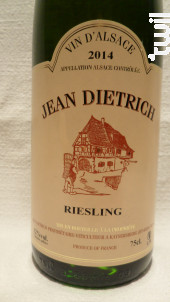 Riesling - Dietrich Jean & Fils - 2023 - Blanc