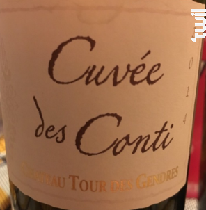 Cuvée des Conti - Château Tour des Gendres - 2024 - Blanc