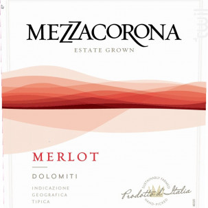 Merlot Trentino Dolomiti - Mezzacorona - No vintage - Rouge