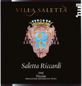 Saletta Riccardi - Villa Saletta - 2015 - Rouge