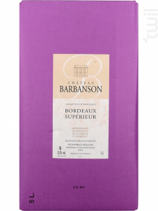 Château Barbanson - Château Barbanson - No vintage - Rouge