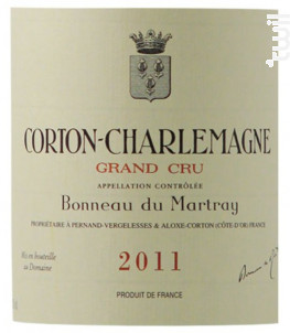 Corton-Charlemagne Grand Cru - Domaine Bonneau du Martray - 2011 - Blanc