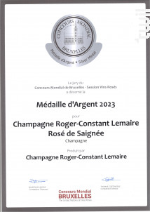 Rosé de Saignée - Champagne Roger Constant Lemaire - No vintage - Effervescent