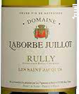 Rully Les Saint-jacques - Laborbe Juillot - 1998 - Blanc
