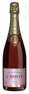 Rosé - Champagne L'Hoste - No vintage - Effervescent