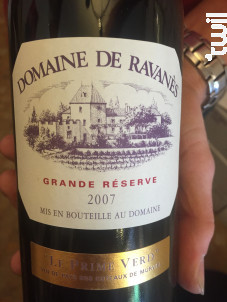 Le Prime Verd - Domaine de Ravanès - 2017 - Rouge