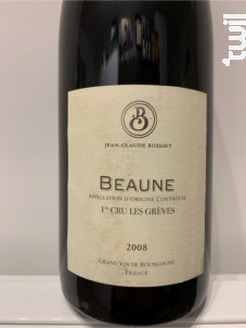 Beaune Premier Cru Les Grèves - Jean-Claude Boisset - 2022 - Rouge