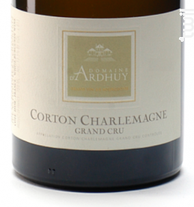 Corton-Charlemagne Grand Cru - Domaine d'Ardhuy - 2015 - Blanc