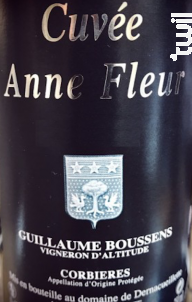 Cuvée Anne Fleur - Domaine de Dernacueillette - 2017 - Rouge