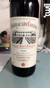 Château les Couzins - Château les Couzins - 2020 - Rouge