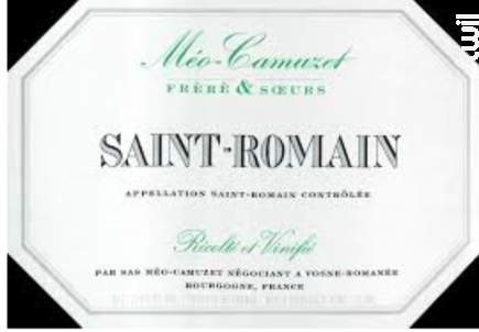 Saint-Romain - Domaine Méo-Camuzet - 2015 - Blanc