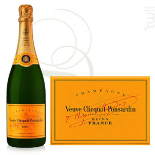 Brut Carte Jaune + Étui - Veuve Clicquot - No vintage - Effervescent