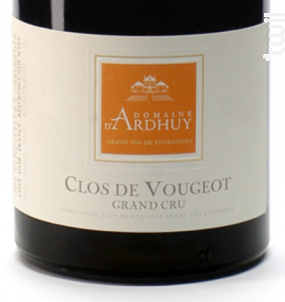 Clos de Vougeot Grand Cru - Domaine d'Ardhuy - 2013 - Rouge