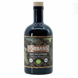 Rhum ambré FORBANN bio 40° 70cL - Distillerie Breizh'Cool - No vintage - 