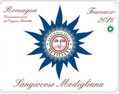 Romagna sangiovese Tramazo - Mutiliana - 2016 - Rouge