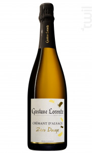 Crémant d'Alsace Zéro Dosage Bio - Gustave Lorentz - 2022 - Blanc