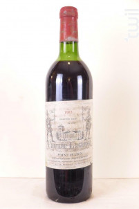 Grand Cru Classé - Château Lagrange - 1983 - Rouge