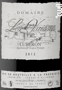 Domaine les Vaisses - Cave Louérion Terres d'Alliance - 2022 - Rouge