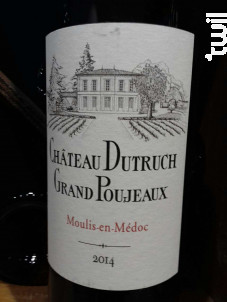 Château Dutruch Grand Poujeaux - Château Dutruch Grand Poujeaux - 2017 - Rouge