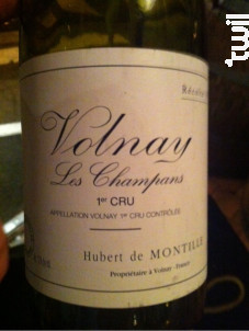 Volnay 1er Cru - Les Champans - Domaine de Montille - 2019 - Rouge