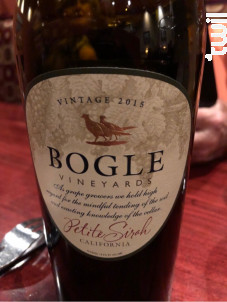 Petite Syrah - Bogle Vineyards - 2020 - Rouge