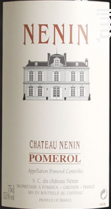 Château Nénin - Château Nénin - 2007 - Rouge
