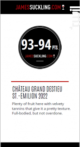 Grand Destieu - Cuvée Amphore - Château Grand Destieu - 2022 - Rouge