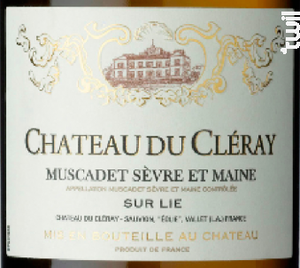 Muscadet Château du Cléray - SAUVION - CHATEAU DU CLERAY - 2024 - Blanc