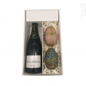 Coffret Cadeau - 1 Brut - 2 Oeufs De Fabergé - Champagne Veuve Pelletier & Fils - No vintage - Effervescent