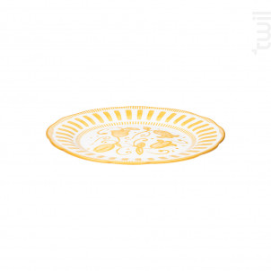 Assiette À Dessert Napoli Jaune 21 Cm lot De 6 - table passion -  - 