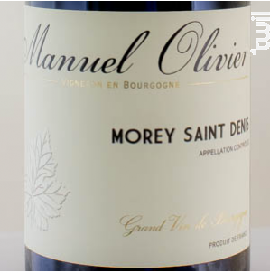 Morey Saint Denis - Domaine Manuel Olivier - 2021 - Rouge