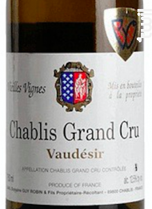 Chablis Grand Cru Vaudésir - Domaine Guy Robin - 1998 - Blanc