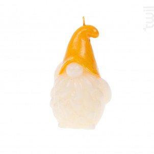 Bougie Gnome Basile Jaune lot De 4 - Amadeus -  - 