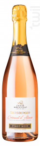 Crémant Giersberger Pinot Noir (rosé) - Cave de Ribeauvillé - No vintage - Effervescent