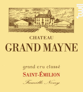 Château Grand Mayne - Château Grand Mayne - 2017 - Rouge