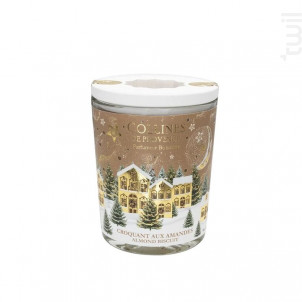 Bougie Parfumée Noël Croquant Aux Amandes 180g - Collines de Provence -  - 