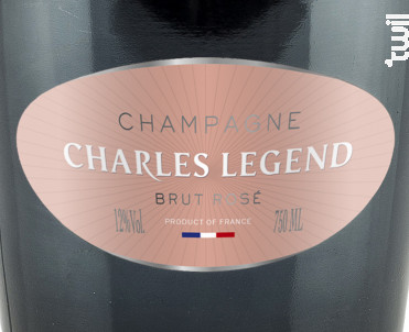 Brut Rosé - Champagne Charles Legend - No vintage - Effervescent