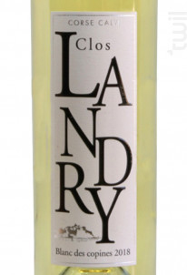 Blanc Des Copines - Clos Landry - 2019 - Blanc