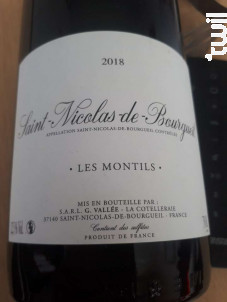 Les Montils - Domaine de la Cotelleraie - 2019 - Rouge