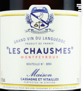 Les Chausmes - Cassagne et Vitailles - 2016 - Rouge