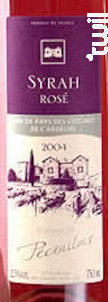 Syrah - Domaine de Pécoulas - 2024 - Rosé