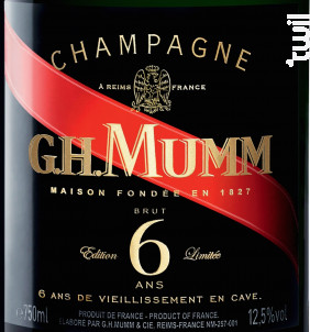 Mumm 6 - G.H. Mumm - No vintage - Effervescent