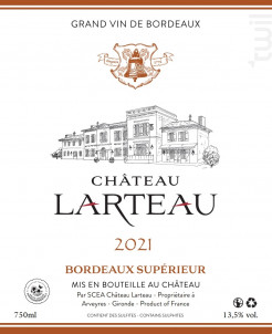 Château Larteau - Château Larteau - 2021 - Rouge