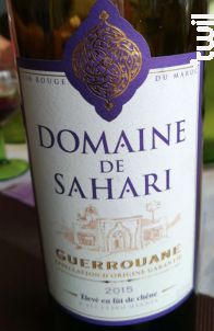 Guerrouane - Domaine de Sahari - 2012 - Rouge